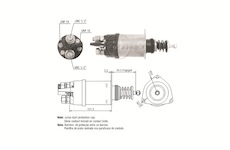 Spínač startéru Delco 1115663