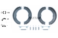 Sada brzdových čelistí, parkovací brzda Textar 91066800