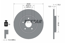 Brzdový kotouč Textar 92286003