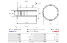 Stator alternátoru AS-PL AS0001 (Bosch)
