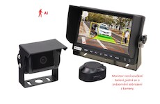 AHD 1080P kamera 4 pin, PAL s detekcí chodců, SVC500AHD10DT