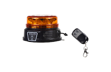 AKU LED maják, 12x3W oranžový, dálkové ovládání, magnet, WLBAT185RE