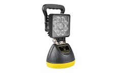 AKU LED světlo s magnetem, bílá, oranžová, 9x3W, WL-LI08DUAL