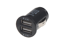 Autoadaptér mini 2 x USB 12/24V, max 2.1A, STM 34550