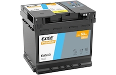 Autobaterie Exide PREMIUM 12V 53Ah 540A EA530