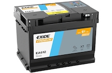 Autobaterie Exide PREMIUM 12V 61Ah 600A EA612