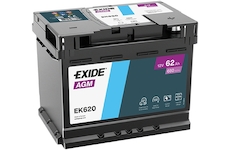 Autobaterie Exide Start_Stop AGM 12V 62Ah 680A EK620