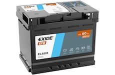 Autobaterie Exide Start_Stop EFB 12V 60Ah 640A EL-600