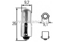 Autožárovka 24V T2W BA9s