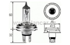 Autožárovka H4 24V 100/70W P45t41 asymetr