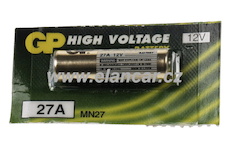 Baterie GP Batteries 27A alkalická – 12V mini baterie
