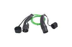 BLAUPUNKT nabíjecí kabel pro elektromobily 16A, 1fáze, Typ2->2, 2m, EV001