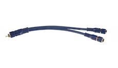 BLUE MID CINCH Y kabel 1xsamec/2xsamice, STM PC1-2M