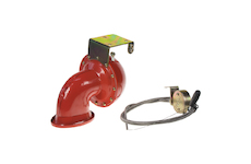 Bull horn siréna 12V, červená, s ovladačem SN-152SW