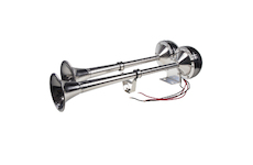 Dual-fanfára 465, 410mm, chrom, 12V, elektromagnetická, SN-404