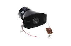 Hobby výstražný systém, siréna 4-tónová 100W, dálkové ovládání, SI-106