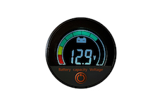 Indikátor kapacity baterie 8-100V, kulatý, 34597