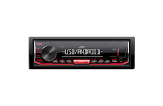 JVC autorádio bez mechaniky/USB/AUX/červené podsvícení/odnímatelný panel - STM KD-X162