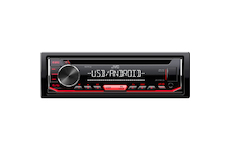 JVC autorádio s CD/MP3/USB/AUX/červeně podsvícená tlačítka/odním.panel, STM KD-T402