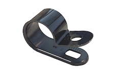 Kabelová příchytka nylonová (P-clip) 3,2 mm – sada 10 ks