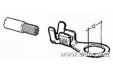 Kabelové oko neizolované 3mm pro kabel 0,5-1,5mm2