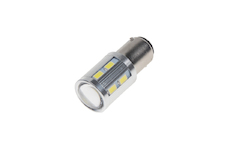 LED BA15D bílá, 12SMD 5630 + 3W LED 10-30V, STM 95C-BA15D-3, blisrt 2 ks