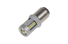 LED BAY15d (dvouvlákno) bílá, 12-24V, 30LED/4014SMD, STM 951401