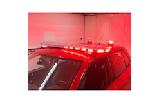 LED rampa 1442mm, modrá/červená + 2x LED maják, STM SRE911-AIR56SET