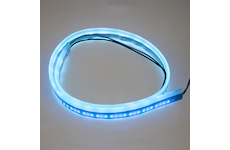 LED silikonový extra plochý pásek ledově modrý 12 V, 60 cm, LFT60SLIMICEBLU