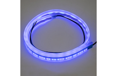 LED silikonový extra plochý pásek modrý 12 V, 60 cm, STM LFT60SLIMBLU