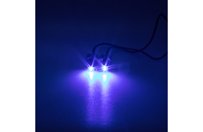 LED stroboskop modrý 2x3W, 12-24V, STM KF707BLU