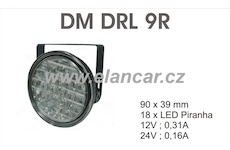LED světla pro denní svícení - DRL 9R - 18 diod