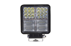 LED světlo hranaté, bílá + oranžová, 38x3W, ECE R10, WL-834