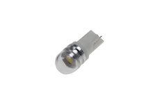 LED T10 bílá, 12V, 1LED/3SMD s čočkou, STM 952004