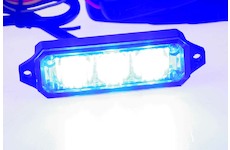 MINI Predator 3x1W LED, 12 - 24V, modrý, ECE R10, KF003HDBLUE