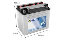 Motobaterie Varta SLI 12V 19Ah 519012024, YB16-B