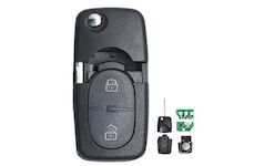 Náhr. klíč pro Škoda, VW, Audi, Seat, 2tl., 433MHz, 1J0 959 753 A, STM 48VW079