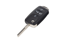 Náhradní obal klíče pro VW Sharan, Multivan, Caravelle, 4+1-tlačítkový, 48VW128