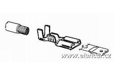 Neizolovaný konektor faston 6,3mm samice 10ks BF 11.14/10