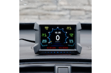 Palubní DISPLEJ 3,5 LCD, GPS měřič rychlosti s vestavěným víceosým gyroskopem a přísavkou, SE141