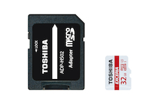 Paměťová karta TOSHIBA micro SDHC 32GB včetně adaptéru, STM 8032GCL10TO