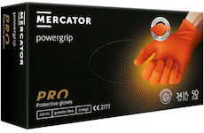 Pracovní rukavice Power  GRIP - oranžové vel. M - 50 ks