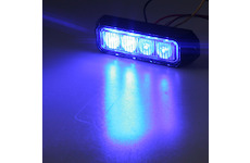 Predator 4x3W LED, 12 - 24V, modrý, ECE R10, KF004E3WBLU