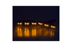 Predator LED do mřížky, 12V, oranžový, KF071-2