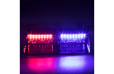 PREDATOR LED vnitřní, 16x LED 3W, 12V, modro-červený, STM KF740BLRE