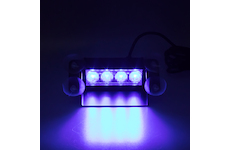 Predator LED vnitřní, 4x3W, 12 - 24V, modrý, 146mm, KF750-1BLUE