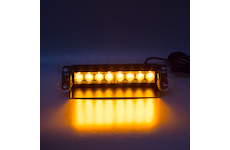PREDATOR LED vnitřní, 8x3W, 12-24V, oranžový, 240mm, STM KF750-2