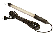 Přenosná pracovní lampa 230V / 8W, zářivková s hákem