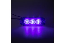 Profi SLIM výstražné LED světlo vnější, modré, 12 - 24V, ECE R10, CH-073BLU