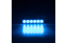 Profi SLIM výstražné LED světlo vnější, modré, 12 - 24V, ECE R65, 911-006BLU